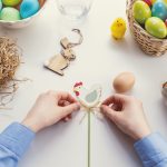 décoration de pâques extérieur à faire soi-même - IMG de garde