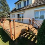terrasse sur pilotis moderne