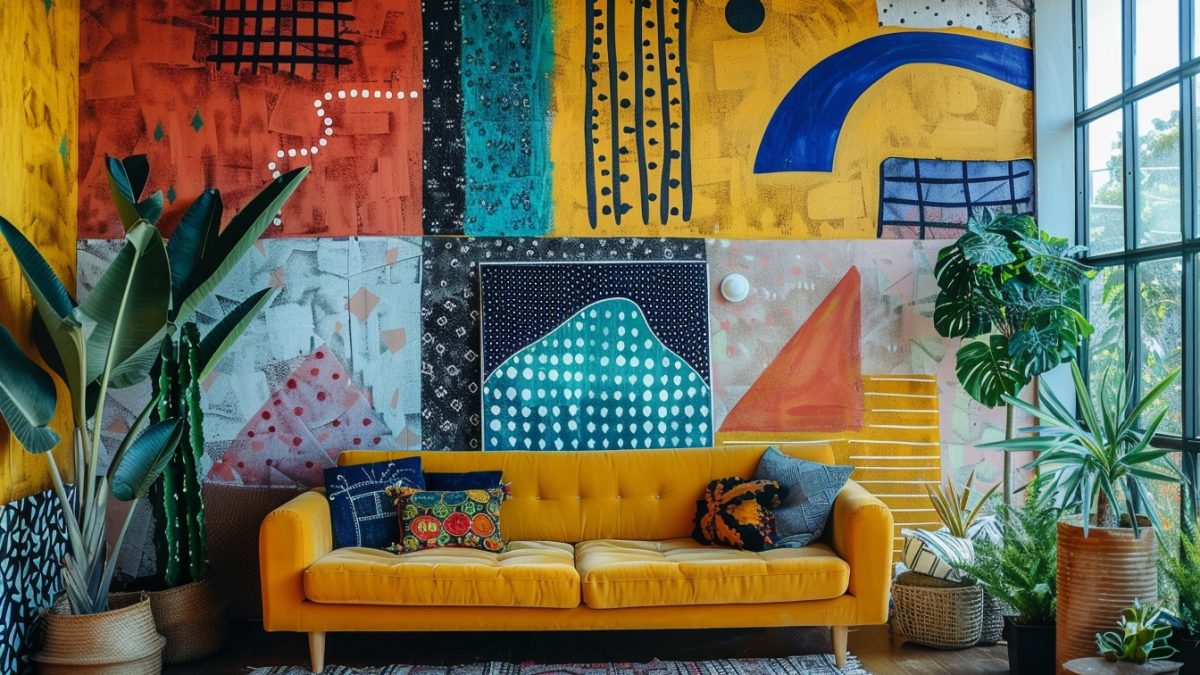 Idée motif peinture murale : L’art de transformer vos murs