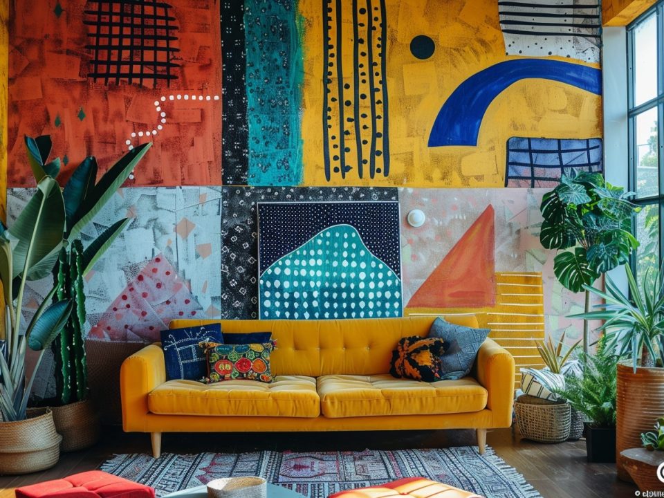 Idée motif peinture murale : L’art de transformer vos murs