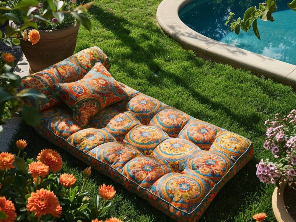 Accessoire incontournable : le matelas de jardin pour bain de soleil