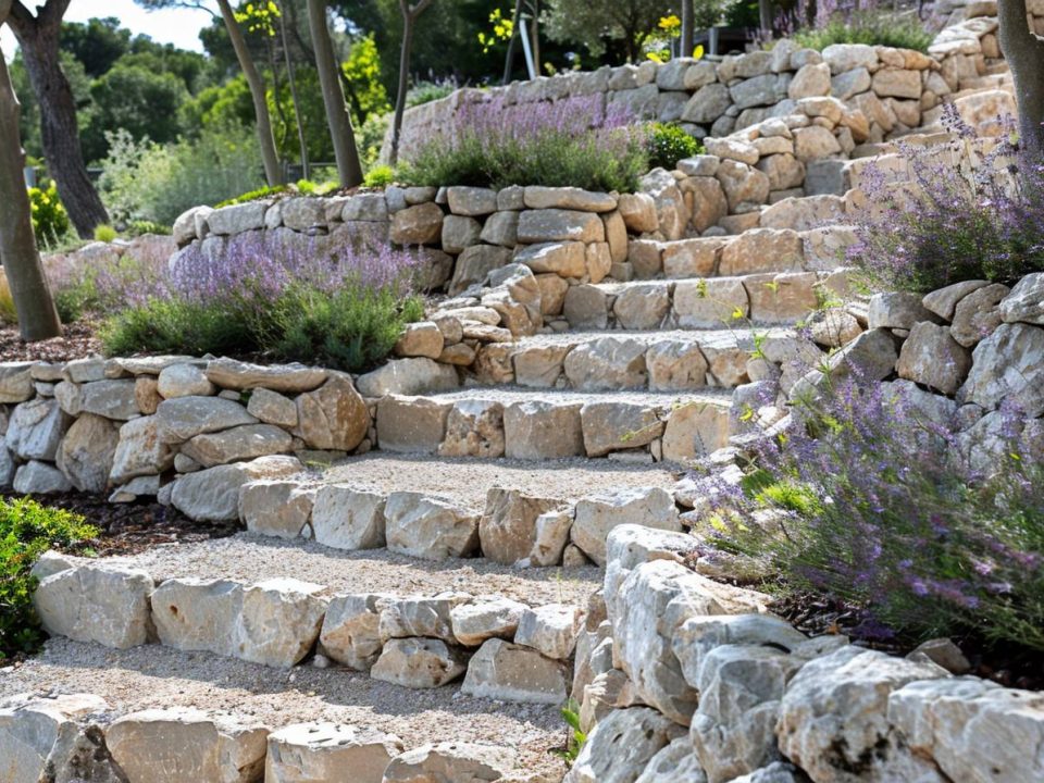 Optimiser son jardin avec des murs de soutènement