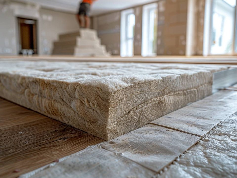 Techniques et matériaux pour une isolation efficace du plancher bas