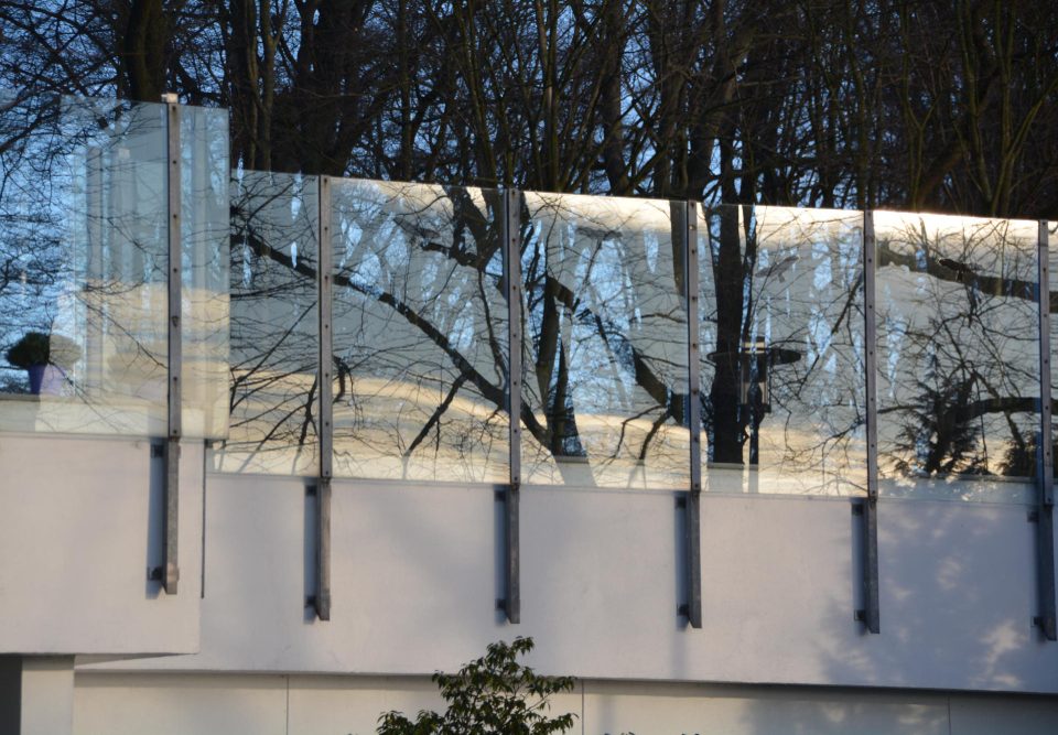Verre pour garde-corps extérieur
